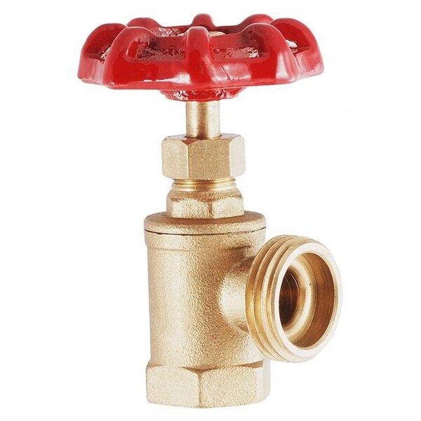 Homewerks Faucet 207403 Boiler Drain 0.5 in. Fip x 0.75 Hose Brass 207403 - main